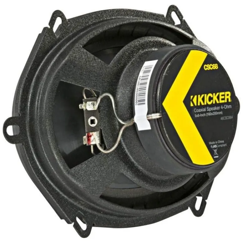 Kicker CS CSC684, 6x8 tums koaxialhögtalare, par