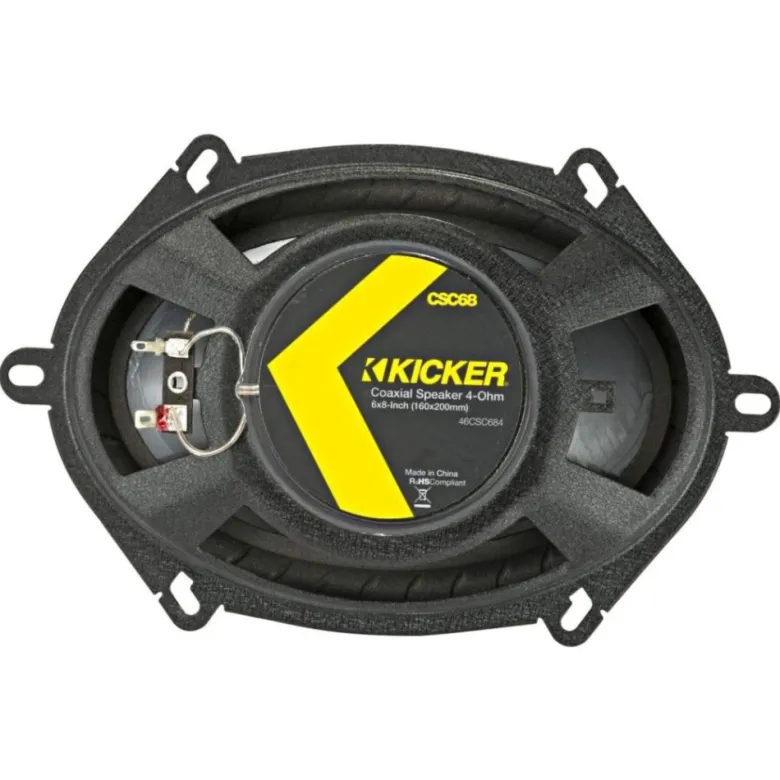 Kicker CS CSC684, 6x8 tums koaxialhögtalare, par