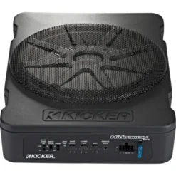 Kicker Hideaway HS10, slimmad sluten 10 tums aktiv baslåda