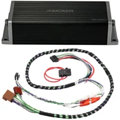 Kicker KEY200.4ISO, 4-kanaligt Plug & Play DSP-slutsteg