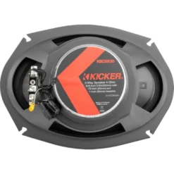 Kicker KSC69304, 6x9 tums 3-vägs koaxialhögtalare, par