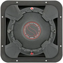 Kicker Solo-Baric L7R102, fyrkantigt 10 tums baselement, 2x2 ohm