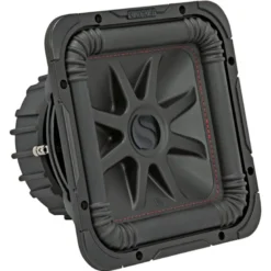 Kicker Solo-Baric L7R102, fyrkantigt 10 tums baselement, 2x2 ohm