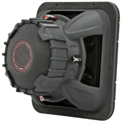 Kicker Solo-Baric L7R102, fyrkantigt 10 tums baselement, 2x2 ohm