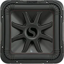Kicker Solo-Baric L7R122, fyrkantigt 12 tums baselement, 2x2 ohm
