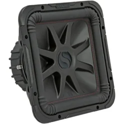 Kicker Solo-Baric L7R122, fyrkantigt 12 tums baselement, 2x2 ohm