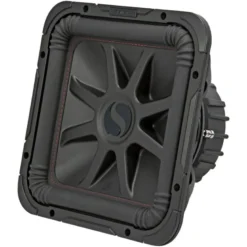 Kicker Solo-Baric L7R122, fyrkantigt 12 tums baselement, 2x2 ohm