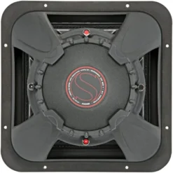 Kicker Solo-Baric L7R122, fyrkantigt 12 tums baselement, 2x2 ohm