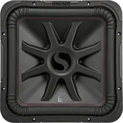 Kicker Solo-Baric L7R152, fyrkantigt 15 tums baselement, 2x2 ohm