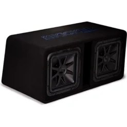 Kicker Solo-Baric L7S DL7S122, portad 2x12 tums baslåda, 2 ohm