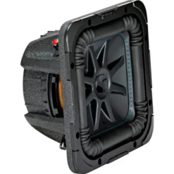 Kicker Solo-Baric L7S84, fyrkantigt 8 tums baselement, 2x4 ohm