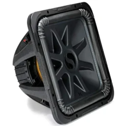 Kicker Solo-Baric L7S154, fyrkantigt 15 tums baselement, 2x4 ohm