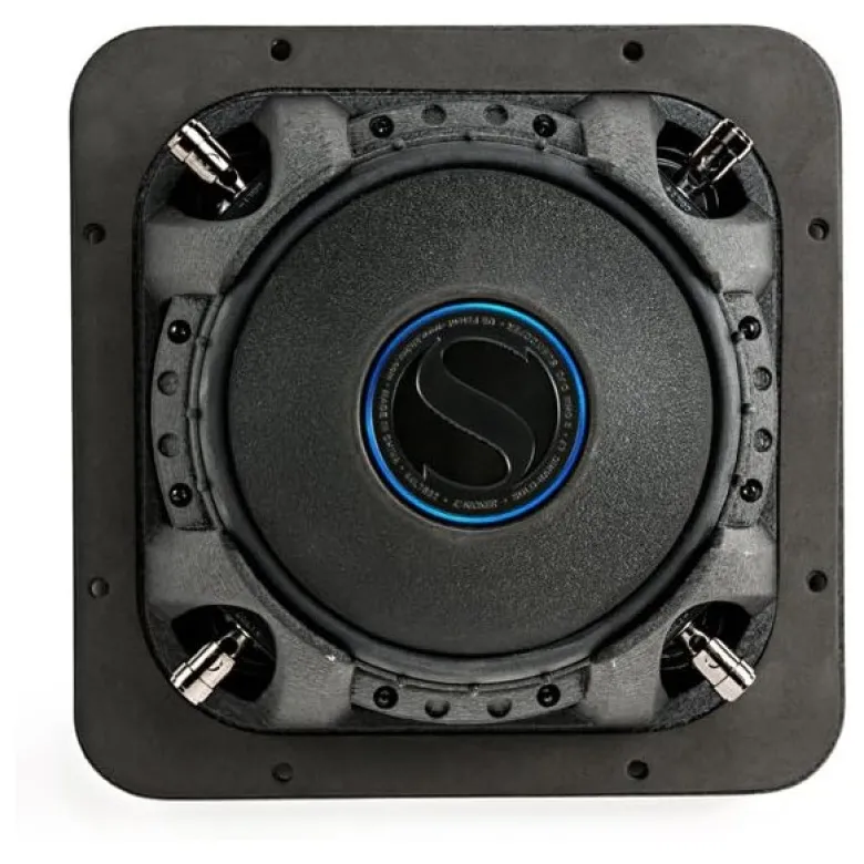Kicker Solo-Baric L7S82, fyrkantigt 8 tums baselement, 2x2 ohm