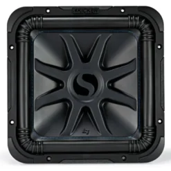 Kicker Solo-Baric L7S122, fyrkantigt 12 tums baselement, 2x2 ohm