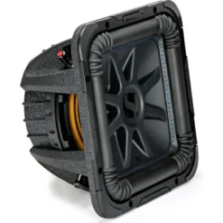 Kicker Solo-Baric L7S122, fyrkantigt 12 tums baselement, 2x2 ohm