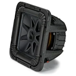 Kicker Solo-Baric L7S102, fyrkantigt 10 tums baselement, 2x2 ohm