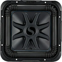 Kicker Solo-Baric L7S102, fyrkantigt 10 tums baselement, 2x2 ohm