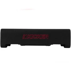 Kicker Solo-Baric L7TDF122, slimmad sluten nedåtriktad 12 tums baslåda, 2 ohm