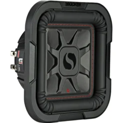 Kicker Solo-Baric L7T84, fyrkantigt slimmat 8 tums baselement, 2x4 ohm