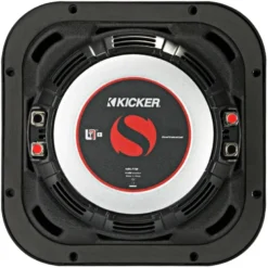 Kicker Solo-Baric L7T82, fyrkantigt slimmat 8 tums baselement, 2x2 ohm