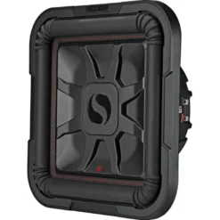 Kicker Solo-Baric L7T124, fyrkantigt slimmat 12 tums baselement, 2x4 ohm
