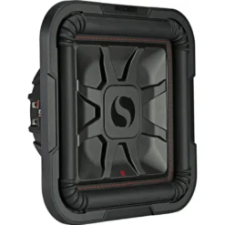 Kicker Solo-Baric L7T124, fyrkantigt slimmat 12 tums baselement, 2x4 ohm