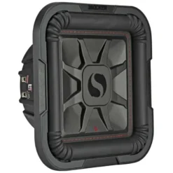 Kicker Solo-Baric L7T102, fyrkantigt slimmat 10 tums baselement, 2x2 ohm