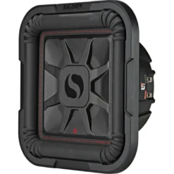 Kicker Solo-Baric L7T102, fyrkantigt slimmat 10 tums baselement, 2x2 ohm