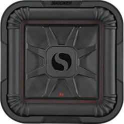 Kicker Solo-Baric L7T102, fyrkantigt slimmat 10 tums baselement, 2x2 ohm
