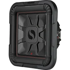 Kicker Solo-Baric L7T122, fyrkantigt slimmat 12 tums baselement, 2x2 ohm