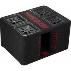 Kicker Solo-Baric QL7R122, portad 4x12 tums baslåda
