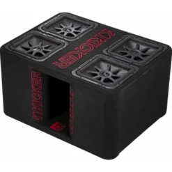 Kicker Solo-Baric QL7R122, portad 4x12 tums baslåda