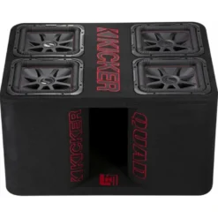 Kicker Solo-Baric QL7R122, portad 4x12 tums baslåda
