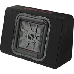 Kicker Solo-Baric TL7T122, slimmad sluten 12 tums baslåda, 2 ohm