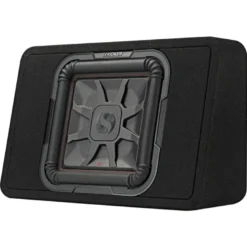 Kicker Solo-Baric TL7T122, slimmad sluten 12 tums baslåda, 2 ohm