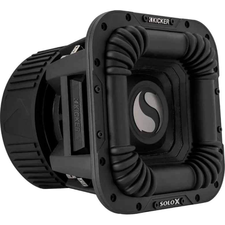 Kicker SoloX L7X101, fyrkantigt 10 tums baselement, 2x1 ohm
