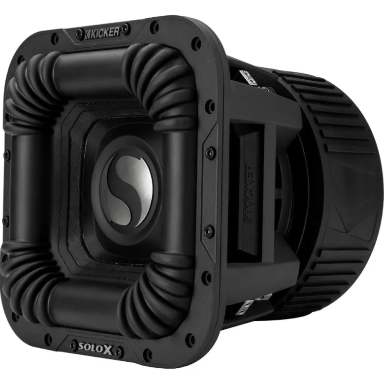 Kicker SoloX L7X101, fyrkantigt 10 tums baselement, 2x1 ohm