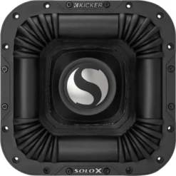 Kicker SoloX L7X101, fyrkantigt 10 tums baselement, 2x1 ohm