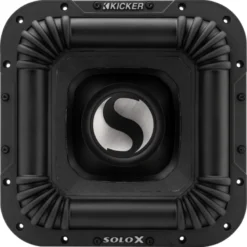 Kicker SoloX L7X122, fyrkantigt 12 tums baselement, 2x2 ohm