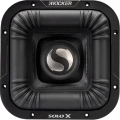 Kicker SoloX L7X82, fyrkantigt 8 tums baselement, 2x2 ohm