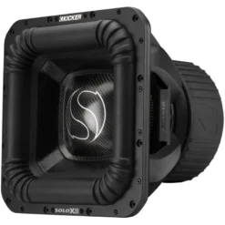 Kicker SoloXS L7XS181, fyrkantigt 18 tums baselement, 2x1 ohm