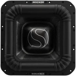 Kicker SoloXS L7XS182, fyrkantigt 18 tums baselement, 2x2 ohm