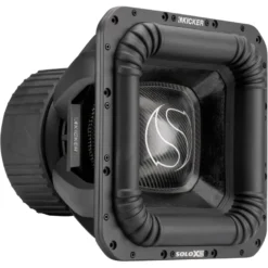 Kicker SoloXS L7XS152, fyrkantigt 15 tums baselement, 2x2 ohm