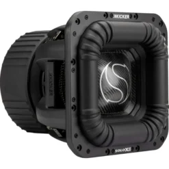 Kicker SoloXS L7XS122, fyrkantigt 12 tums baselement, 2x2 ohm