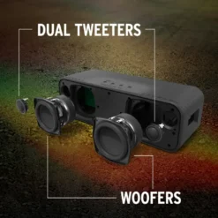 Klipsch Detroit, spelglad portabel Bluetooth-högtalare