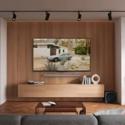 Klipsch Flexus Core 200, soundbar med Dolby Atmos, valnöt