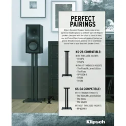 Klipsch KS-24 högtalarstativ med spikes 61cm, par