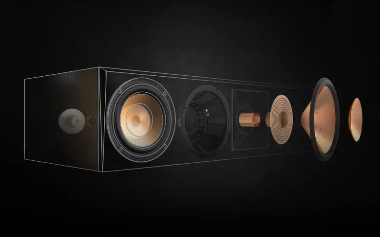 Klipsch RC-64 III center i äkta träfanér, svart