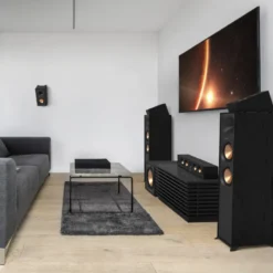Klipsch R-600F golvhögtalare, svart par