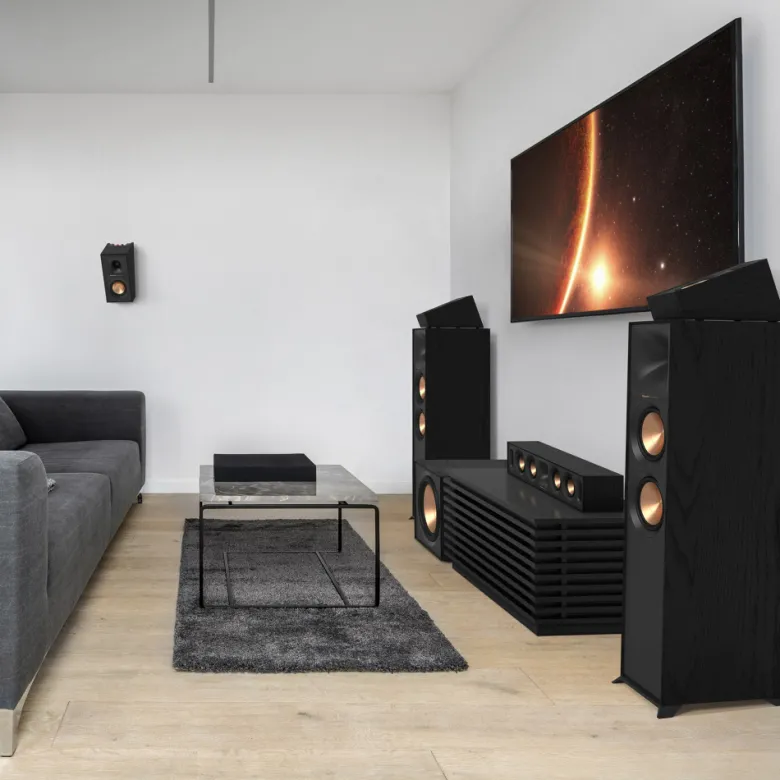 Klipsch R-600F golvhögtalare, svart par